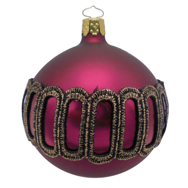 Ballantynes Bright Electic Amba 8 cm Ball Matt image number 0